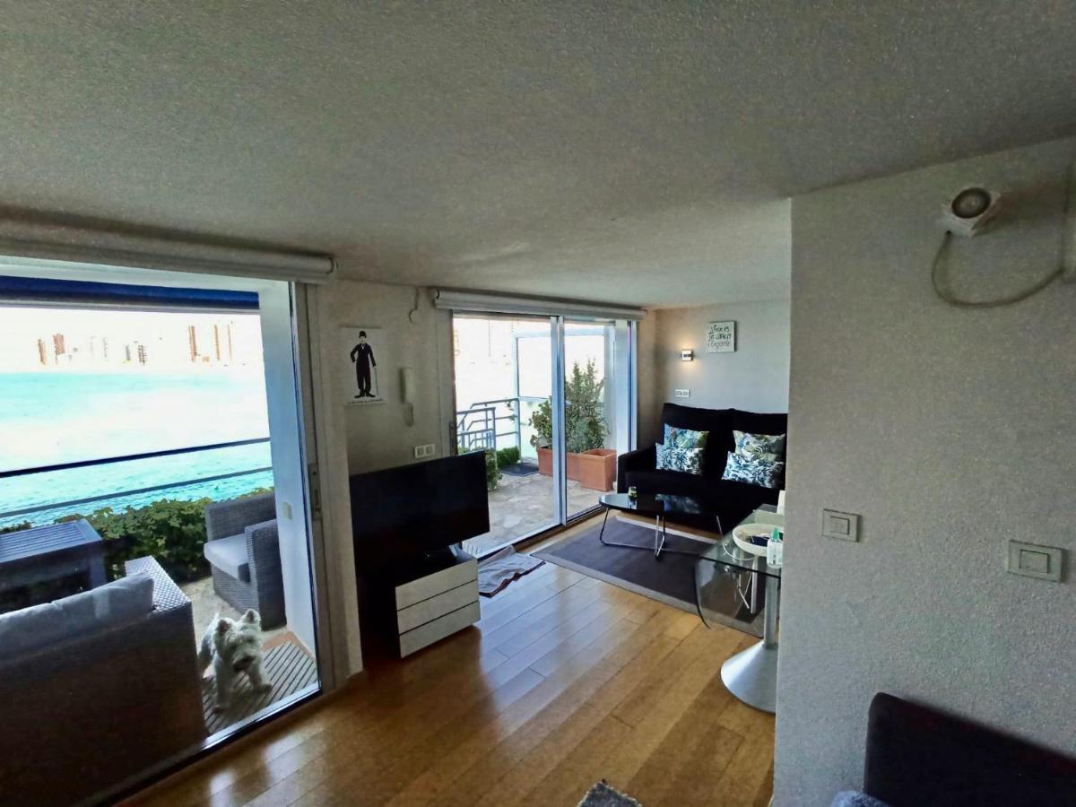 Estudio Primera Linea Con Acceso Privado Al Mar Benidorm Extérieur photo