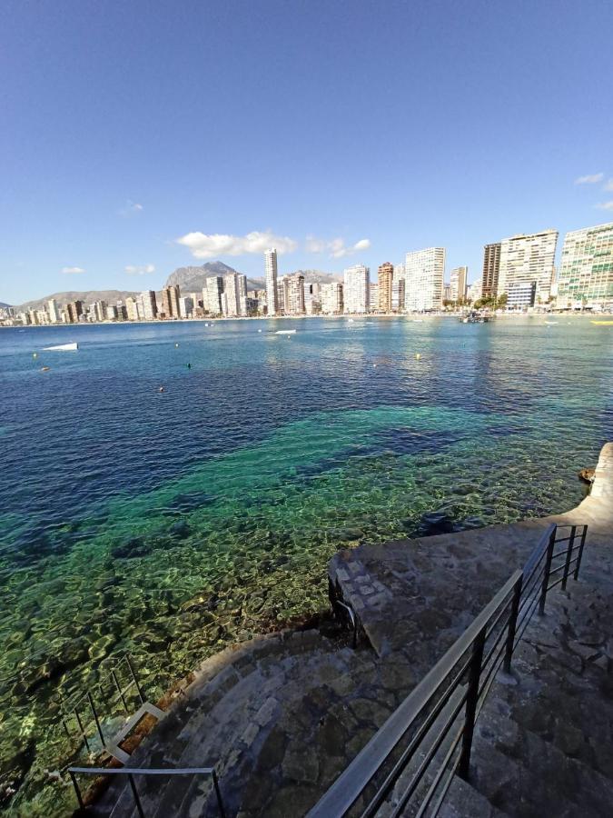 Estudio Primera Linea Con Acceso Privado Al Mar Benidorm Extérieur photo